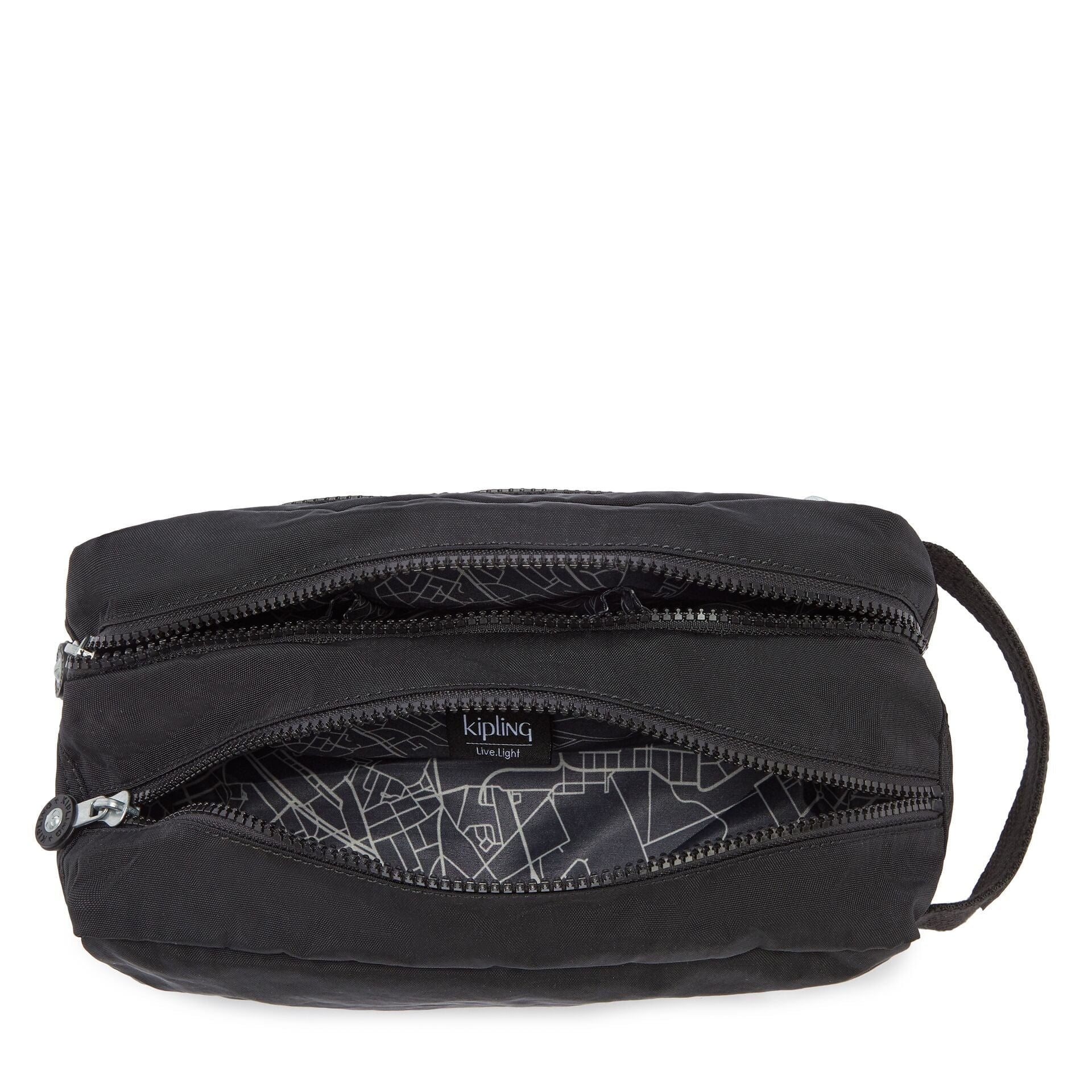 KIPLING-AGOT-Medium toiletry bag-Black Noir-13363-P39