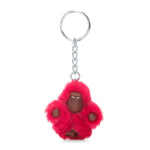 KIPLING-MONKEYCLIP XS Extra Small Monkey Keyhangers-True Pink-I3088-09F