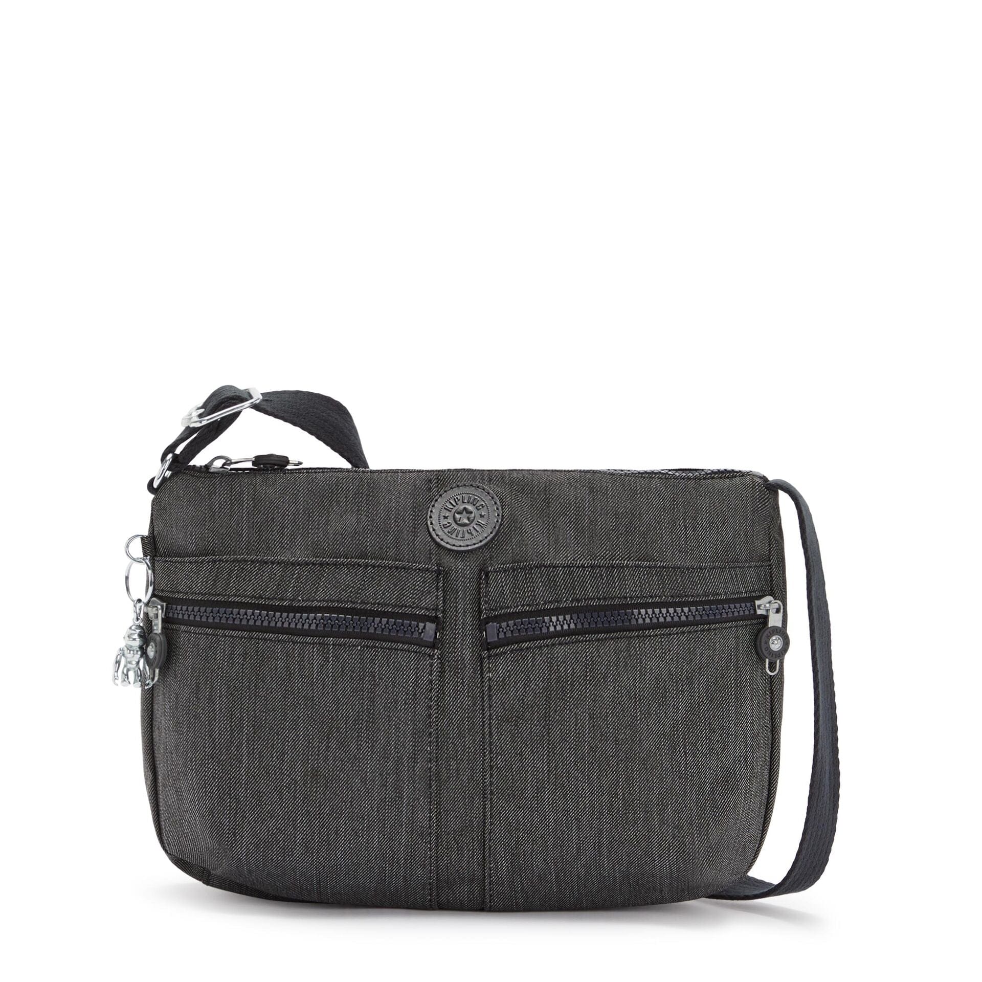 KIPLING-IZELLAH-Medium crossbody-Black Peppery-I4803-78S