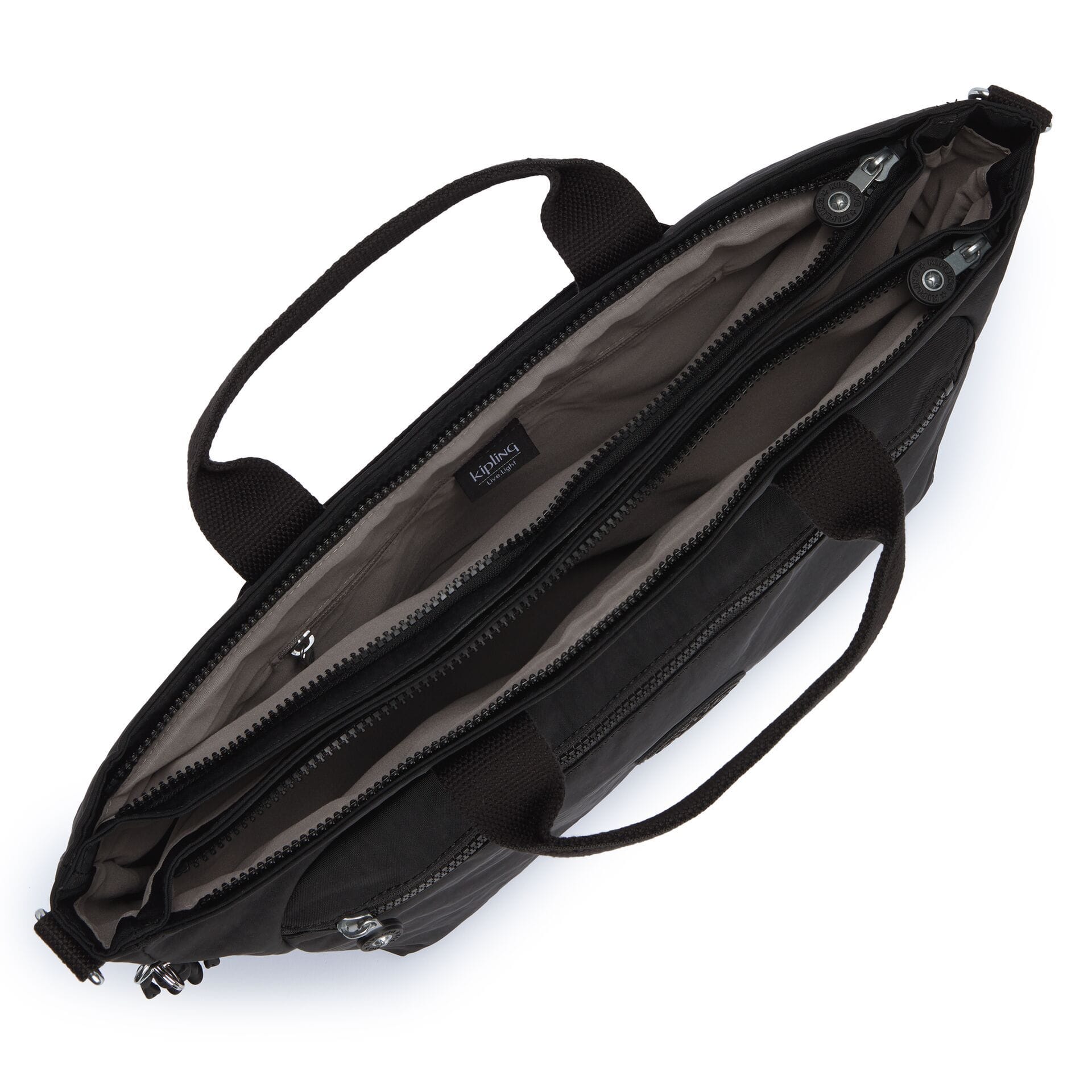 KIPLING-MIHO M-Medium Handbag (With Removable Shoulderstrap)-Black Noir-I6854-P39