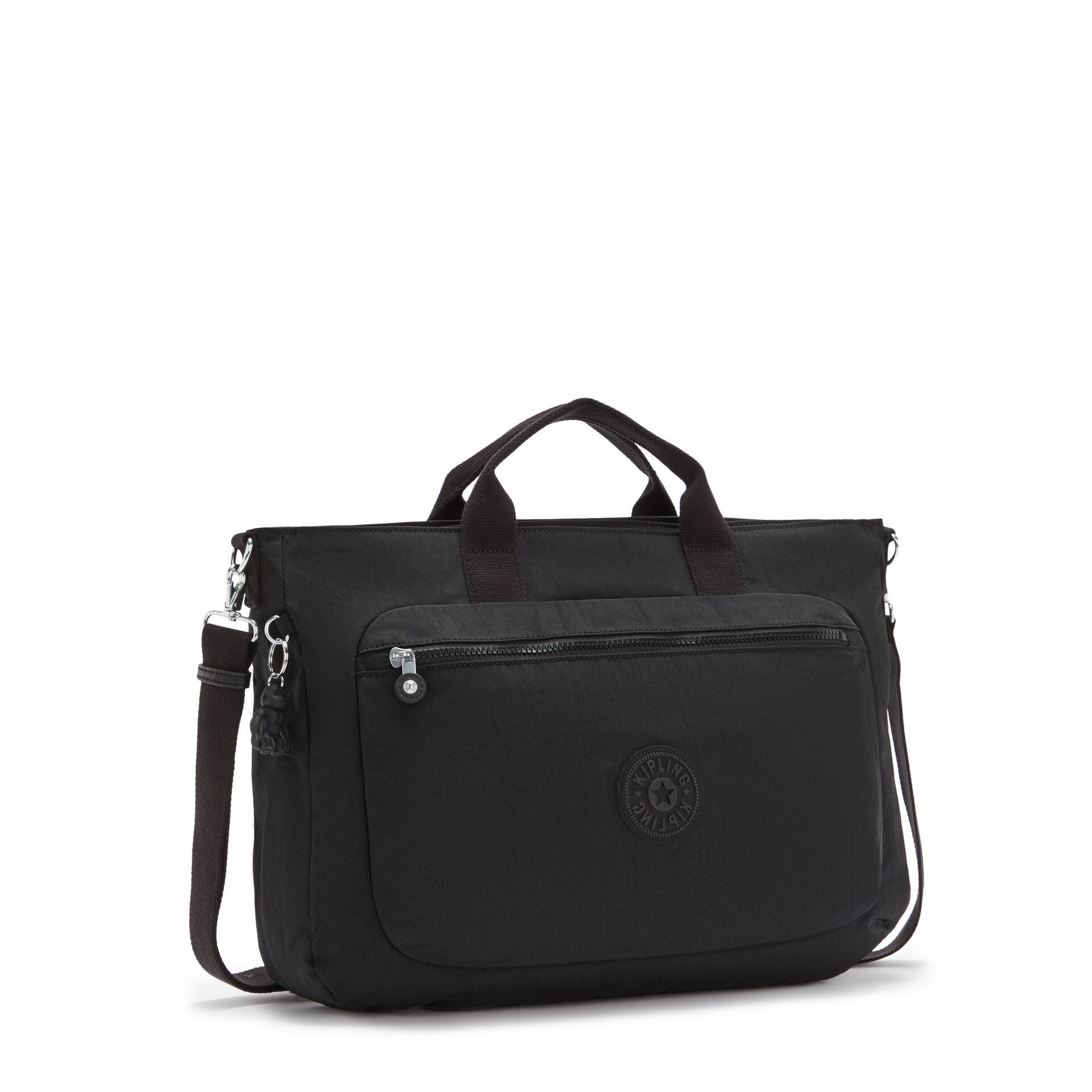 KIPLING-MIHO M-Medium Handbag (With Removable Shoulderstrap)-Black Noir-I6854-P39