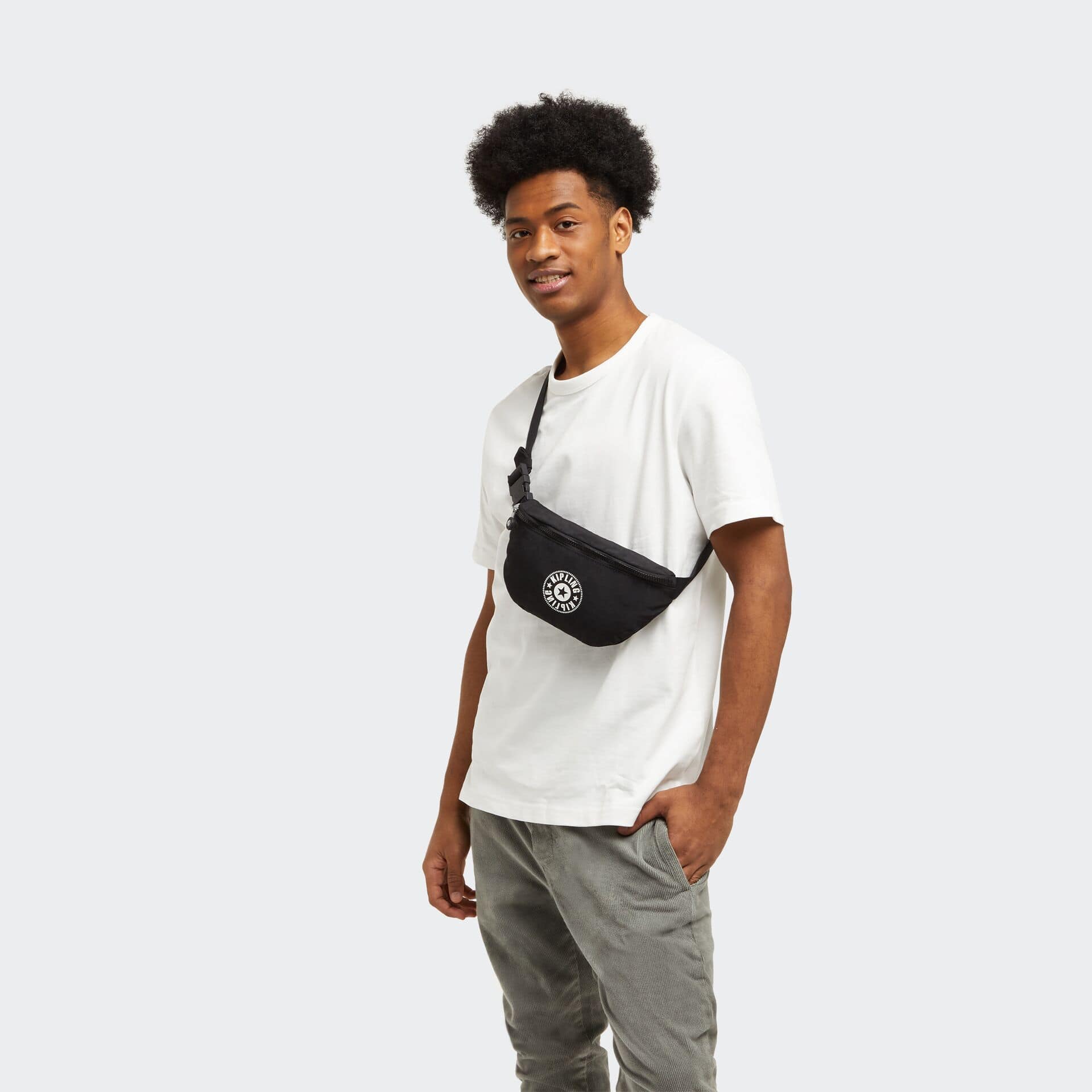 حقيبة خصر كيبلينج فريش بلاك لايت صغيرة C2I7465-TL4