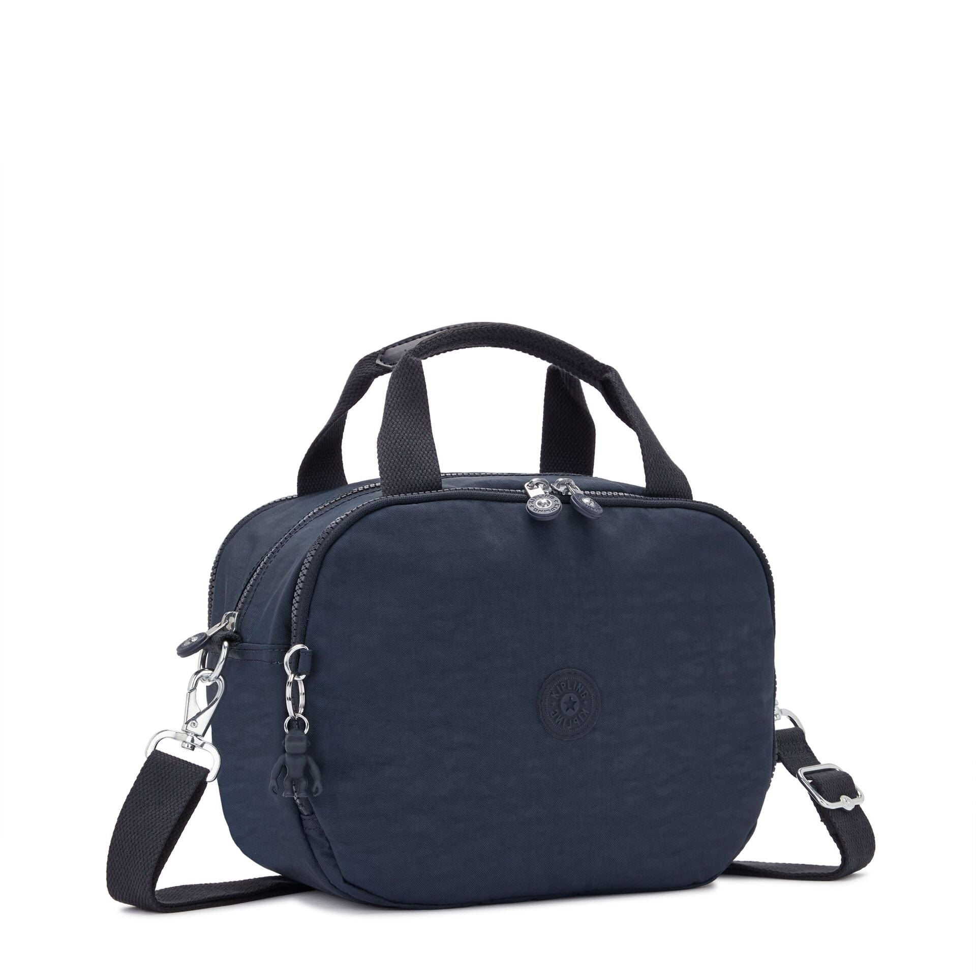حقيبة أدوات الزينة الكبيرة Kipling Palmbeach Blue Bleu 2 مع جراب عربة C213860-96V