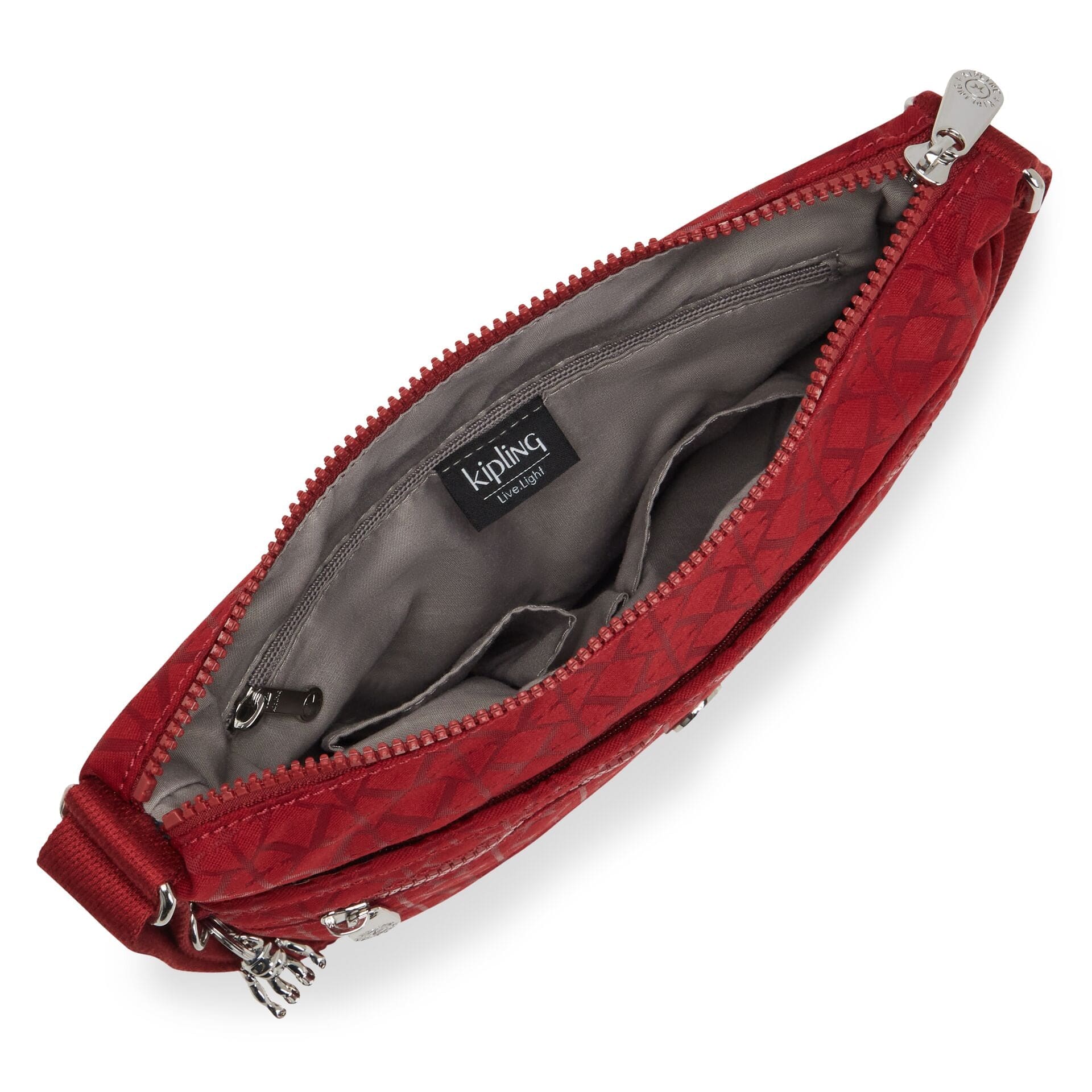 حقيبة كروس بودي متوسطة الحجم من كيبلينج أرتو سيجنيتشر باللون الأحمر C2I2520-Y40