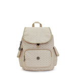 KIPLING Backpacks Female Signature Beige CITY PACK S