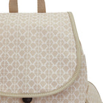 KIPLING Backpacks Female Signature Beige CITY PACK S