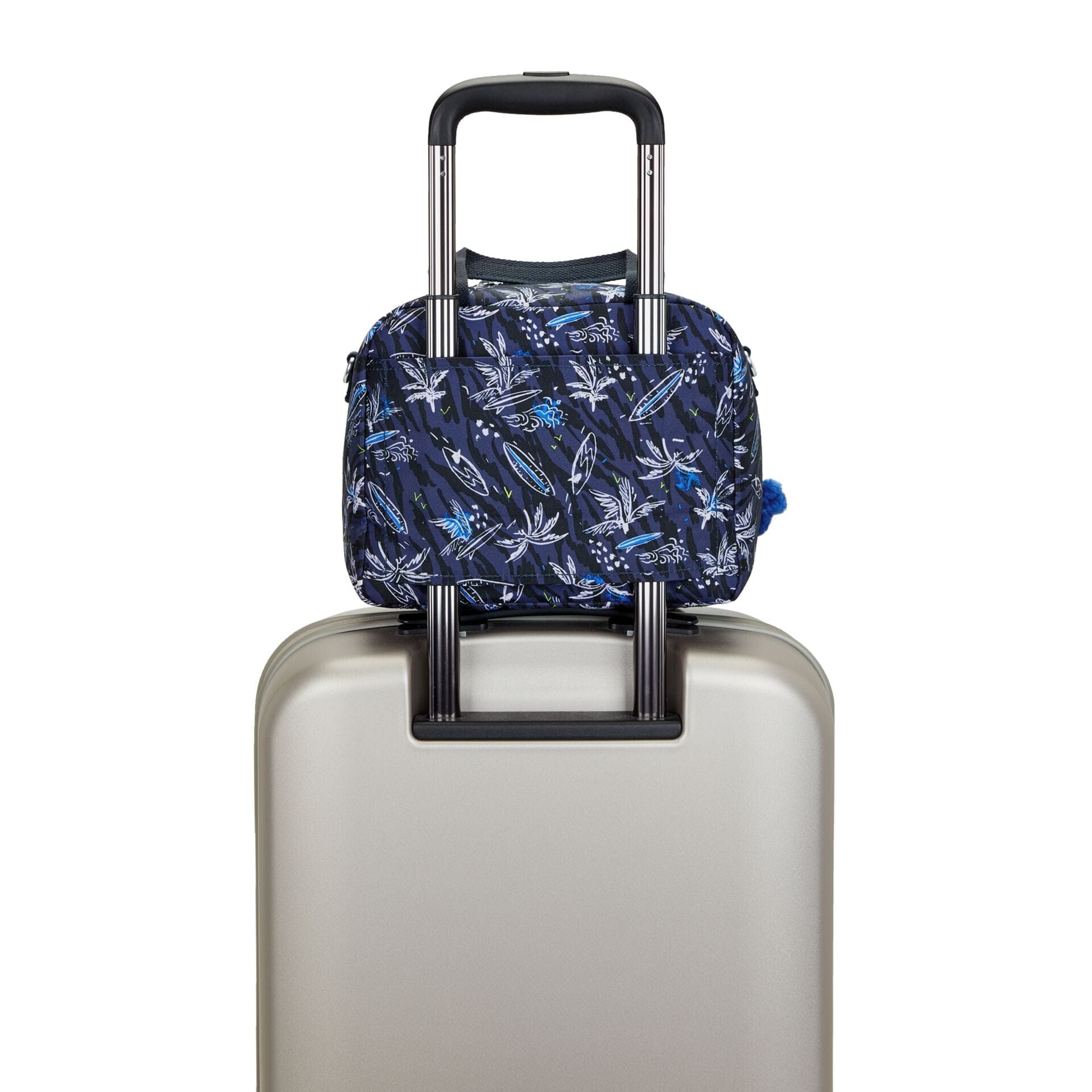 حقيبة غداء كبيرة Kipling Miyo Surf Sea Print مع جراب عربة C2I2989-Y70