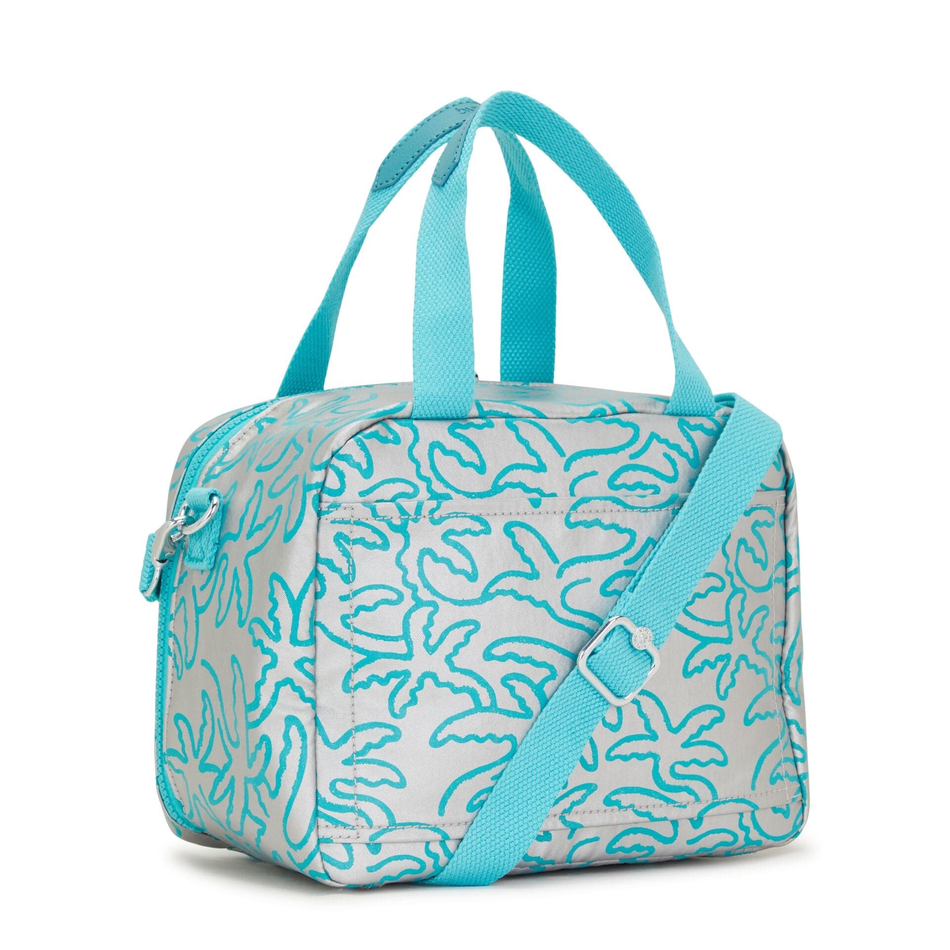 حقيبة غداء كبيرة من كيبلينج ميو ميتاليك بالم مع جراب عربة C2I4126-1PM