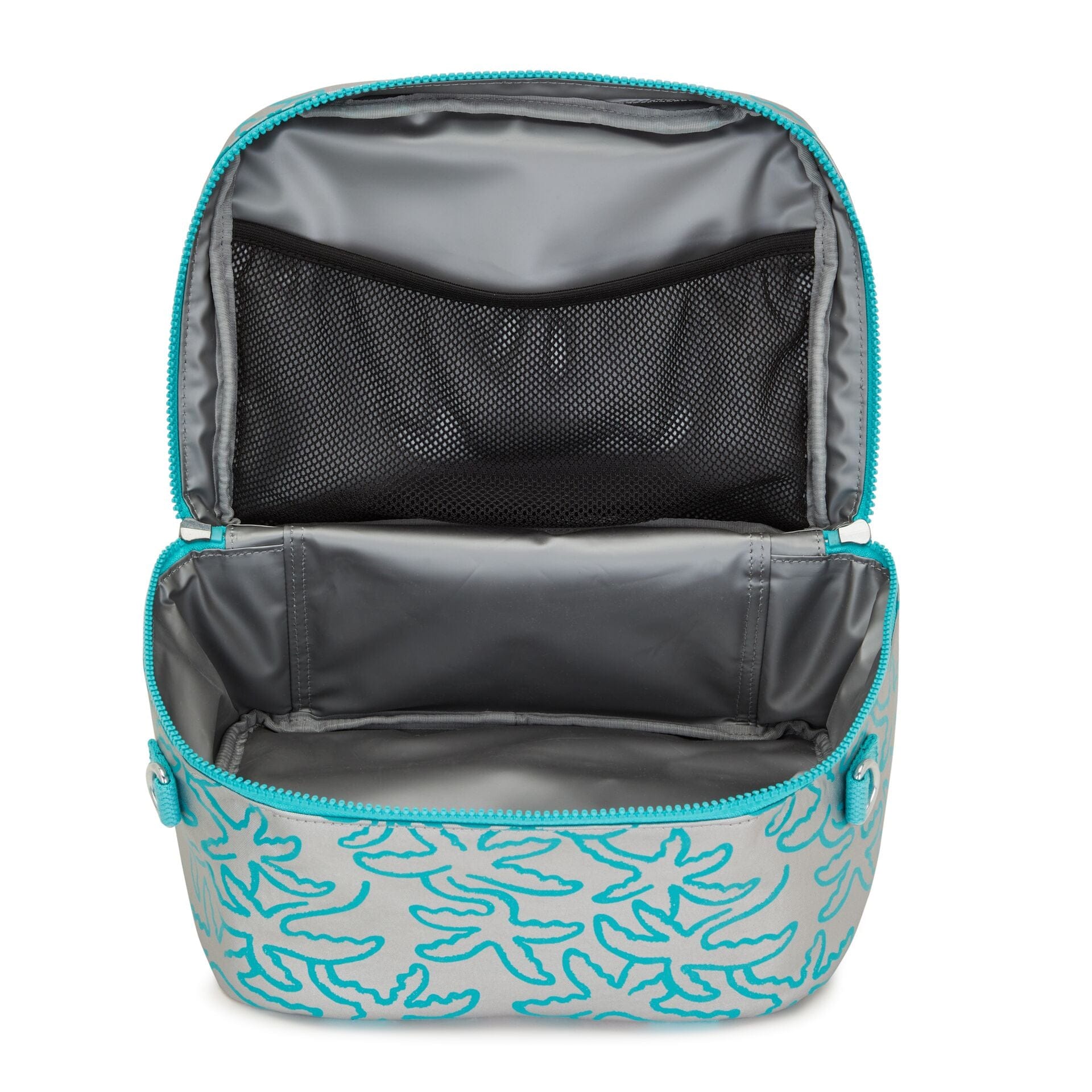 حقيبة غداء كبيرة من كيبلينج ميو ميتاليك بالم مع جراب عربة C2I4126-1PM