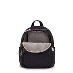 حقيبة ظهر صغيرة Kipling Delia Mini Signature Blk Q C2I4563-M34