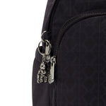 حقيبة ظهر صغيرة Kipling Delia Mini Signature Blk Q C2I4563-M34