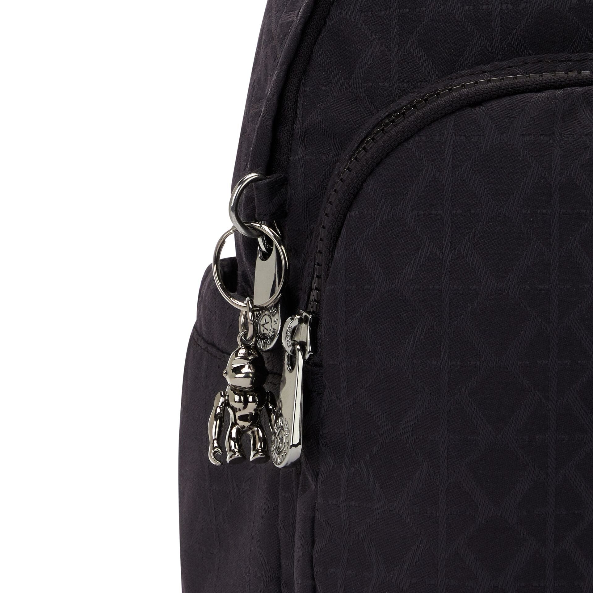 حقيبة ظهر صغيرة Kipling Delia Mini Signature Blk Q C2I4563-M34