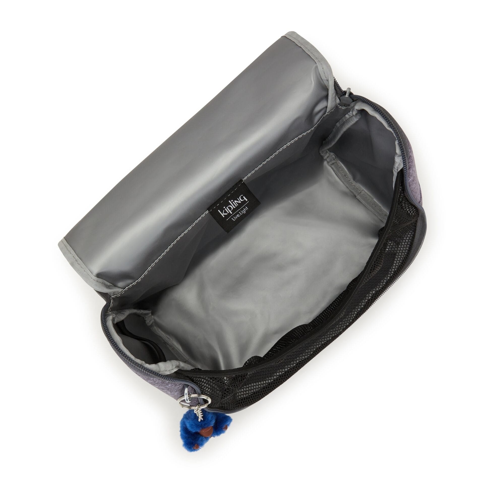 حقيبة غداء كيبلينج نيو كيشيرو، كبيرة الحجم، من قماش جيرسي تقريبًا، مع جراب عربة، طراز C2I5356-1GB