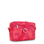 حقيبة كتف متوسطة الحجم بطبعة مرجانية من كيبلينج أبانو إم C2I6237-T44