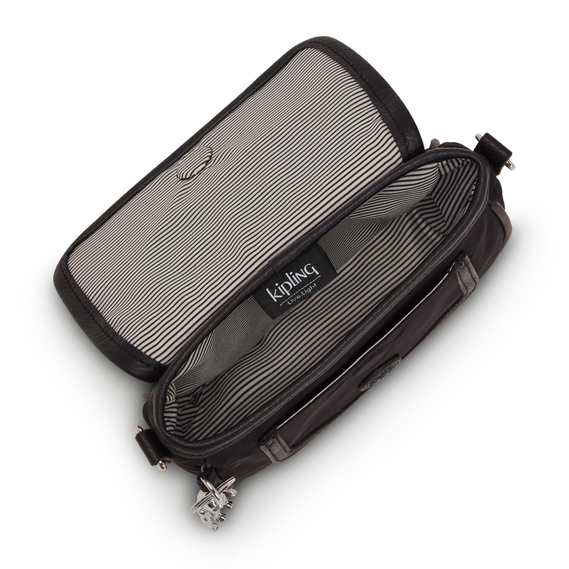 حقيبة كيبلينج إيناكي إس باكا سوداء صغيرة كروس بودي C2I6271-79S