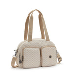 حقيبة كتف متوسطة الحجم من كيبلينج كول ديفيا سيجنتشر، لون بيج، C2I6454-R63