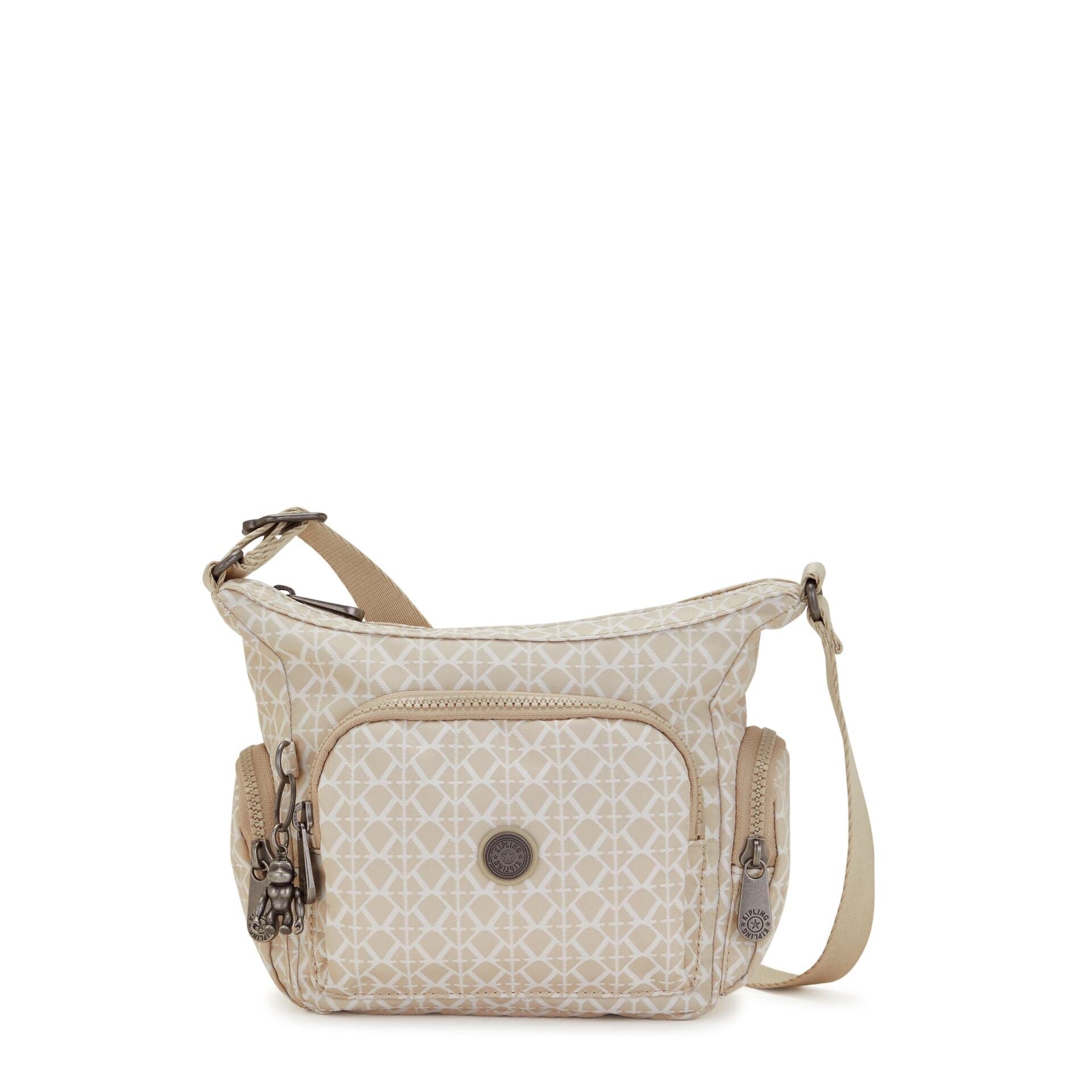 KIPLING-Gabbie Mini-Small crossbody-Signature Beige-I7282-R63