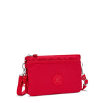حقيبة كيبلينج ريري الحمراء الكبيرة مع حزام كروس بودي C2I7590-Z33