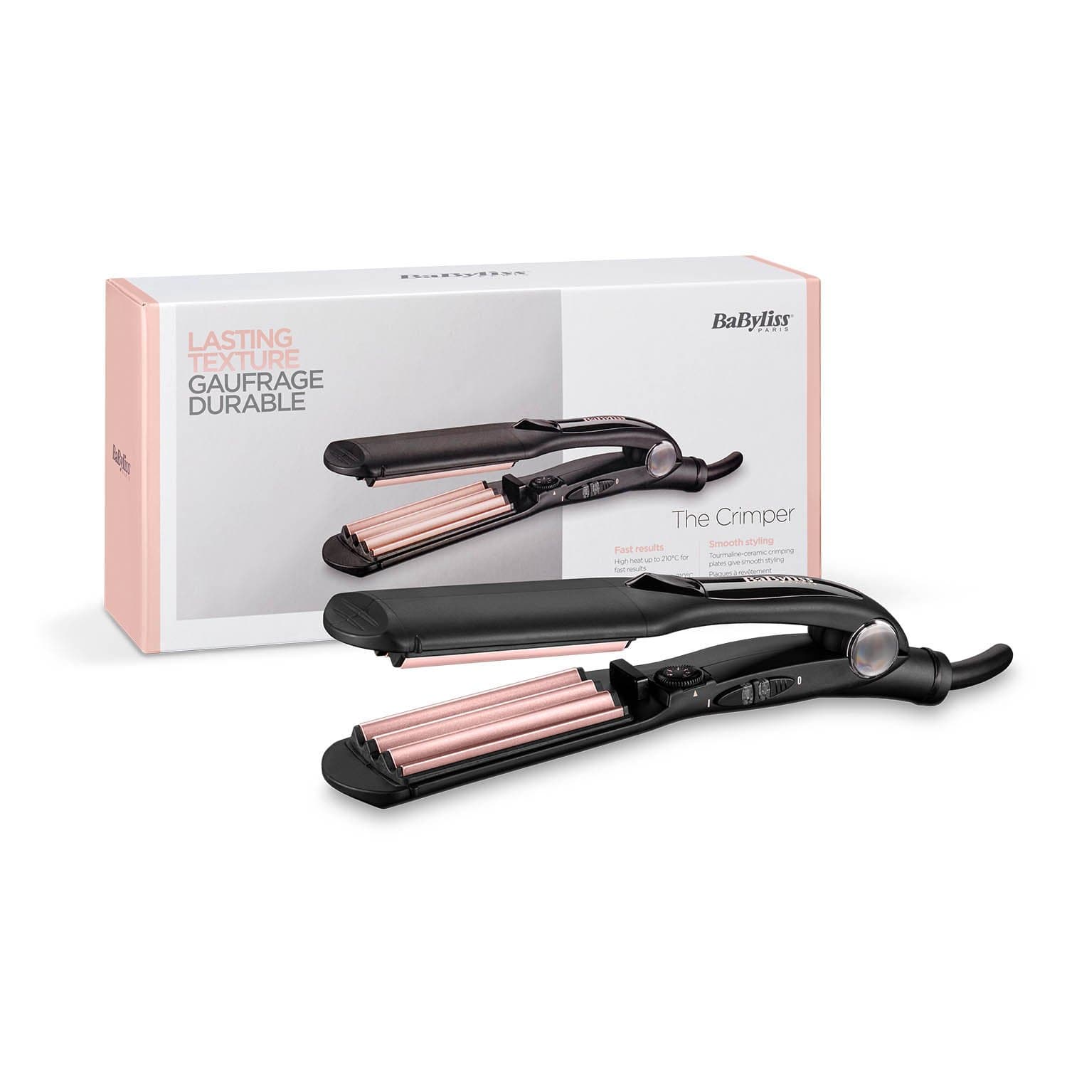 BABYLISS CRIMPER CERAMIC 10 TEMPS SETTING  - 2165CSDE