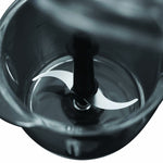 مفرمة صغيرة من راسل هوبز مع وعاء زجاجي وشفرة من الفولاذ المقاوم للصدأ