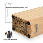 طقم سكاكين فيسمان ULM مكون من 6 قطع مع كتلة خشبية ومبراة مدمجة X30Cr13 فولاذ