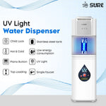 موزع مياه Sure ذو التحميل العلوي مع الأشعة فوق البنفسجية