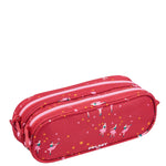 حقيبة أقلام ديلسي باريس للعودة إلى المدرسة 2019، وردية باليرينا، بحجرتين - 00339317319