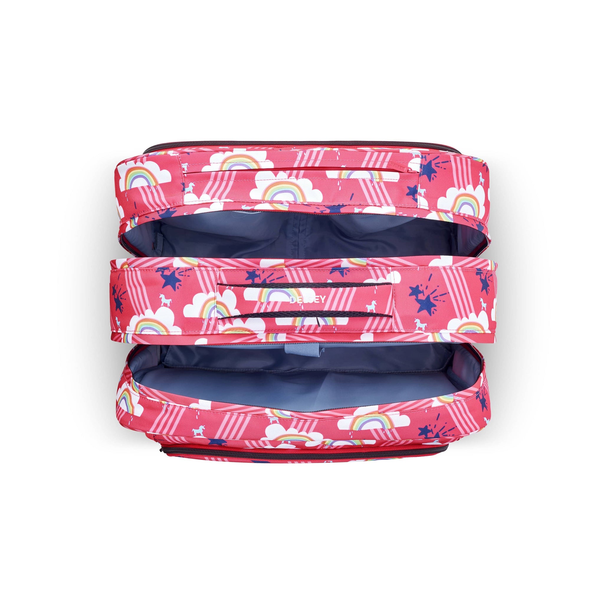 حقيبة ديلسي باريس المدرسية بعجلات عمودية باللون الوردي - العودة إلى المدرسة 2021