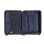 حقيبة سفر إيكولاك سينس الصلبة القابلة للتوسيع، مقاس 67 سم، مزودة بأربع عجلات مزدوجة، لون بني معدني - CHT0023S - 24 بني معدني