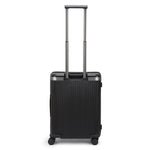 حقيبة سفر إيكولاك ديناستي الصلبة غير القابلة للتمدد، مقاس 55 سم، مزودة بأربع عجلات مزدوجة، لون رمادي فولكان - PC142 20