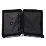 حقيبة سفر إيكولاك ديناستي الصلبة غير القابلة للتمدد، مقاس 55 سم، مزودة بأربع عجلات مزدوجة، لون رمادي فولكان - PC142 20