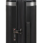 حقيبة سفر إيكولاك ديناستي الصلبة غير القابلة للتمدد، مقاس 55 سم، مزودة بأربع عجلات مزدوجة، لون رمادي فولكان - PC142 20