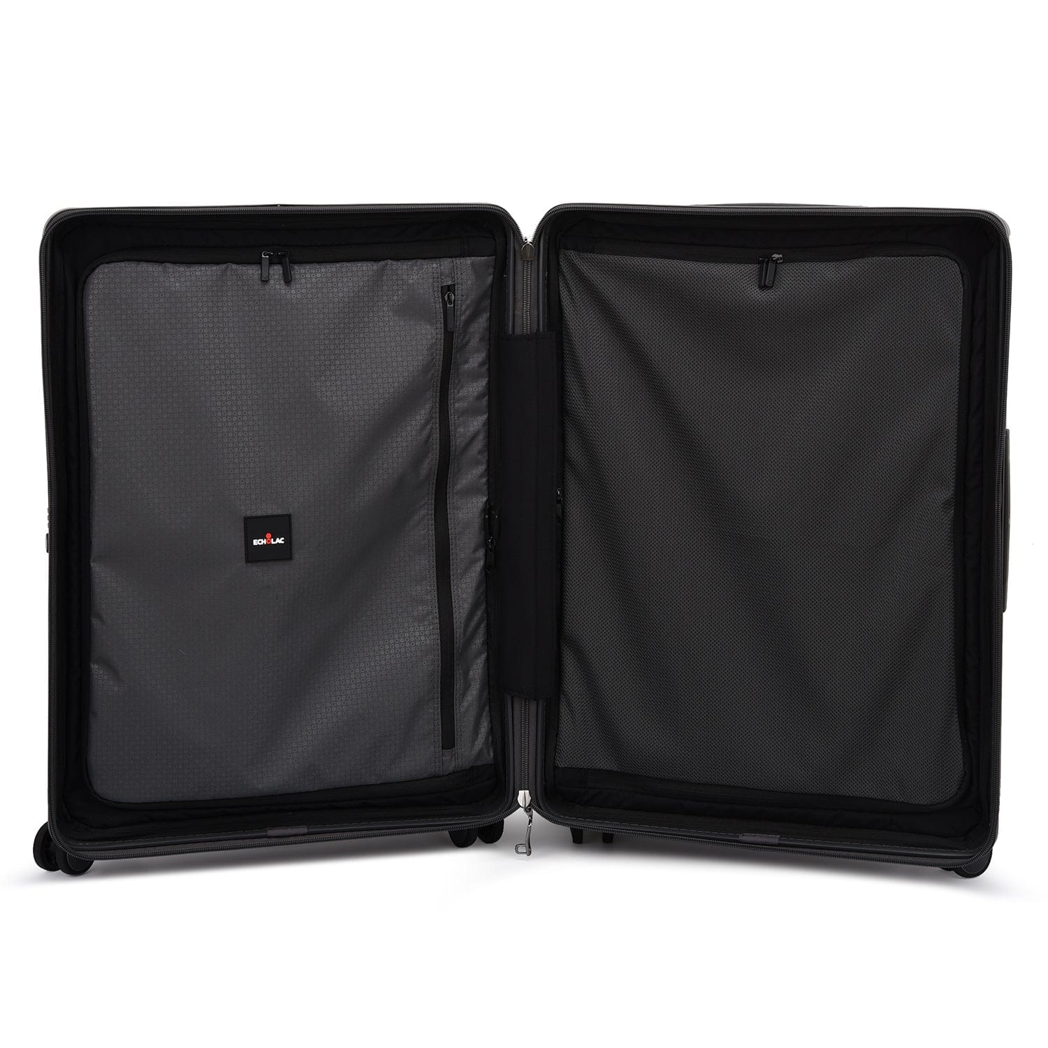 حقيبة سفر إيكولاك ديناستي الصلبة غير القابلة للتمدد، مقاس 67 سم، مزودة بأربع عجلات مزدوجة، لون رمادي فلكان - PC142 24 VULCAN GREY