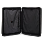 حقيبة سفر إيكولاك ديناستي الصلبة غير القابلة للتمدد، مقاس 76.5 سم، مزودة بأربع عجلات مزدوجة، لون رمادي فلكان - PC142 28