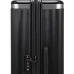 حقيبة سفر إيكولاك ديناستي الصلبة غير القابلة للتمدد، مقاس 76.5 سم، مزودة بأربع عجلات مزدوجة، لون رمادي فلكان - PC142 28