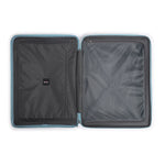 حقيبة سفر إيكولاك فورزا الصلبة القابلة للتوسيع، مقاس 65 سم، مزودة بأربع عجلات مزدوجة، لون أزرق ساحلي - PW005 24 أزرق ساحلي