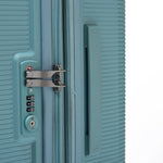 حقيبة سفر إيكولاك فورزا الصلبة القابلة للتوسيع بأربع عجلات مزدوجة، مقاس 75 سم، لون أزرق ساحلي - PW005 28 أزرق ساحلي