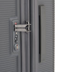 حقيبة سفر إيكولاك فورزا الصلبة القابلة للتوسيع بأربع عجلات مزدوجة، مقاس 75 سم، رمادية اللون - PW005 28 رمادي قطبي