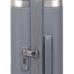 حقيبة سفر صلبة من إيكولاك ديناستي، غير قابلة للتمدد، بعجلات مزدوجة، مقاس 55 سم، لون أزرق ثلجي - PC142