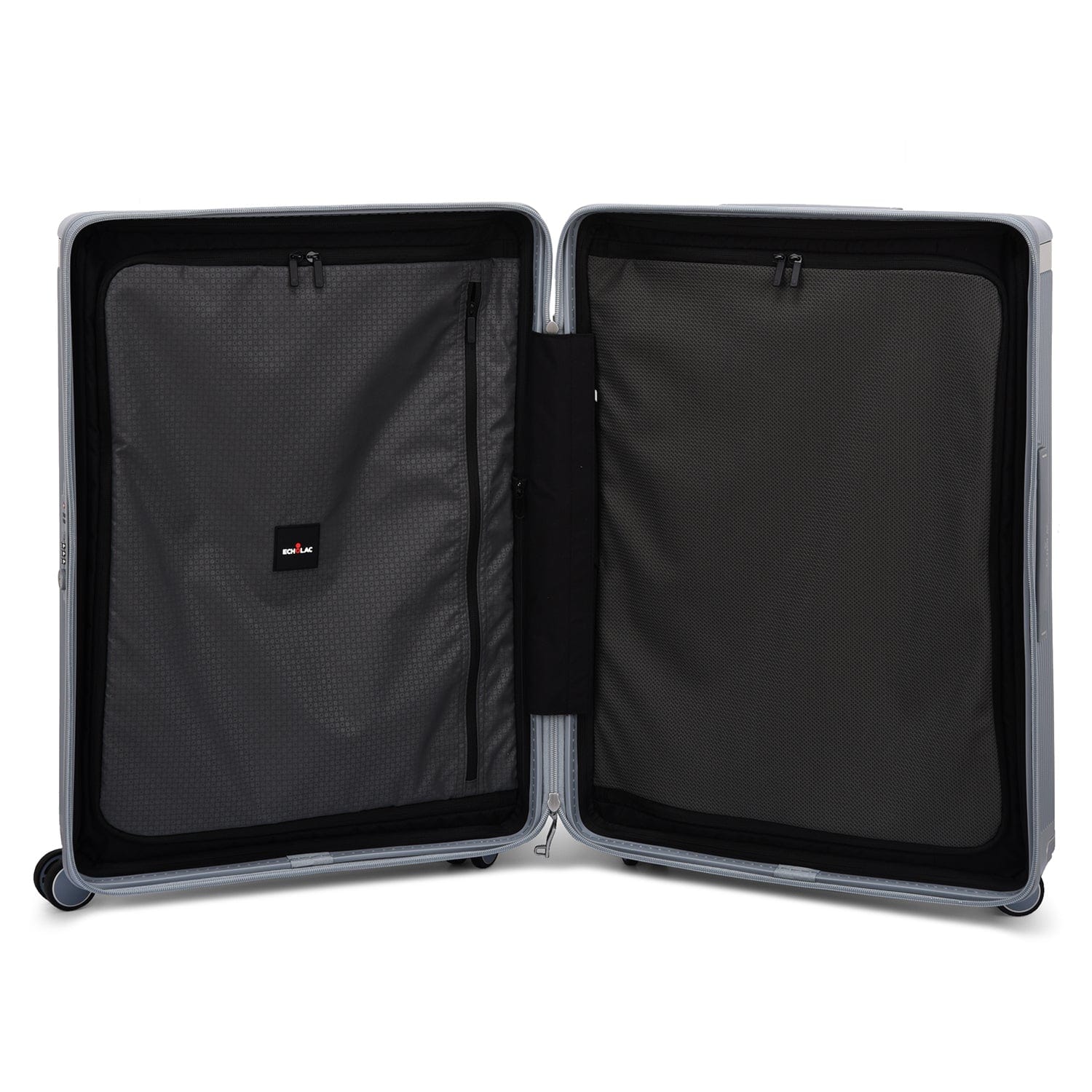 حقيبة سفر إيكولاك ديناستي الصلبة غير القابلة للتمدد، مقاس 67 سم، مزودة بأربع عجلات مزدوجة، لون أزرق ثلجي - PC142A 24 أزرق ثلجي