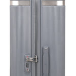 حقيبة سفر إيكولاك ديناستي الصلبة غير القابلة للتمدد، مقاس 76.5 سم، مزودة بأربع عجلات مزدوجة، لون أزرق ثلجي - PC142 28A