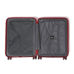 حقيبة سفر إيكولاك سيليسترا صلبة غير قابلة للتمدد، مقاس 54.5 سم، مزودة بأربع عجلات مزدوجة، لون أحمر - PC183 20 WOE أحمر