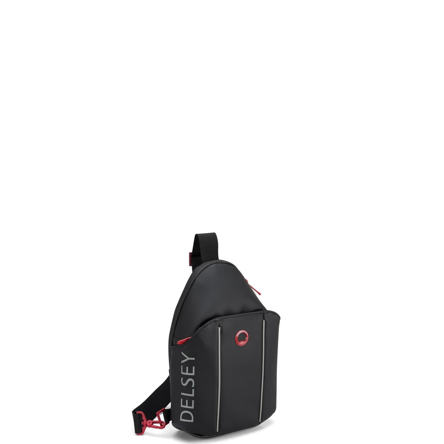 حقيبة ظهر ديلسي باريس سيكورين F1 كوليكشن صغيرة بحزام واحد مقاس 13 بوصة، لون أسود - 00102010200F1