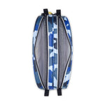 حقيبة أقلام ديلسي باريس للعودة إلى المدرسة 2023 بفتحة سحاب علوي، مقسمة إلى قسمين، لون أزرق مموه - 00338917322