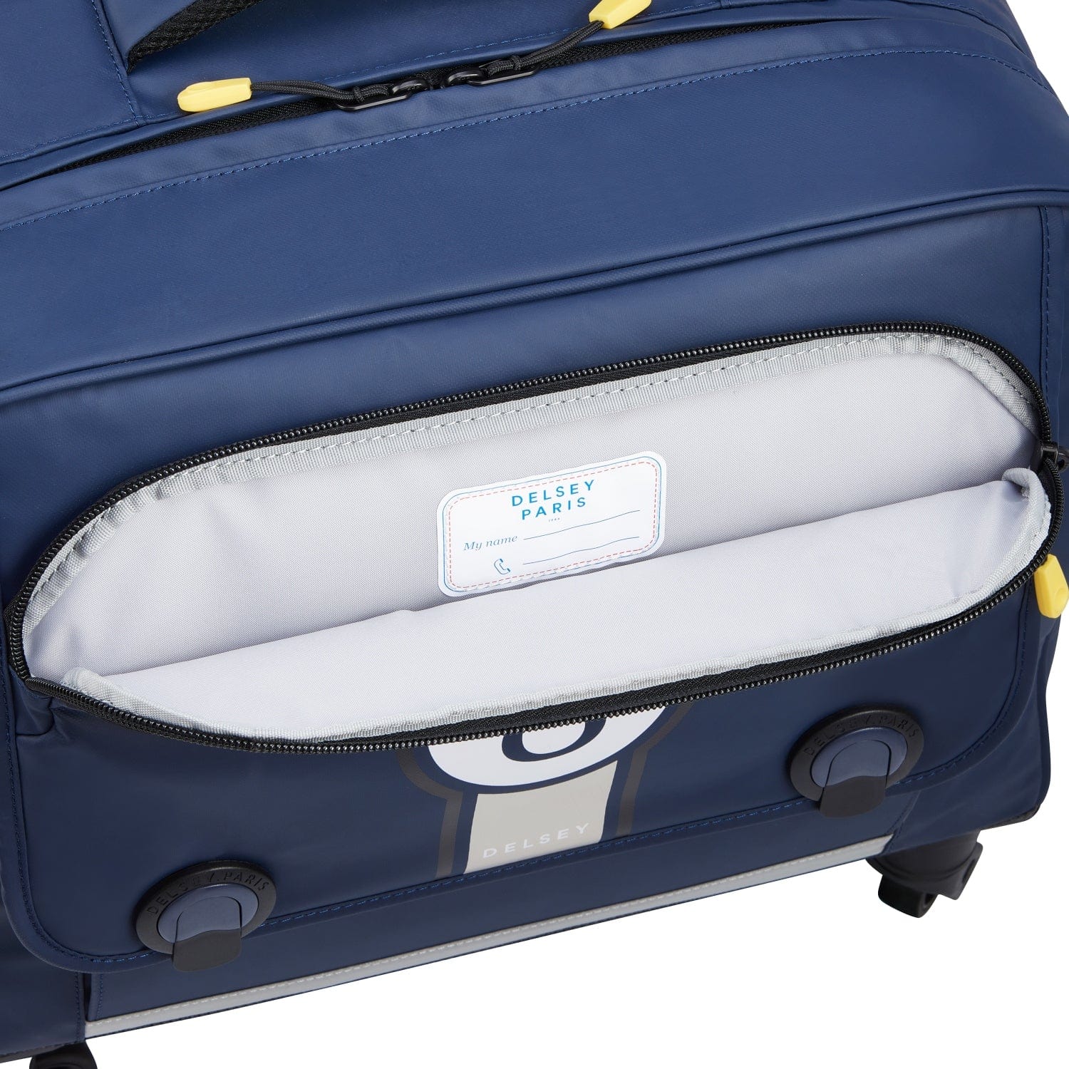 حقيبة ديلسي باريس المدرسية بأربع عجلات أفقية، موديل 