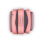 حقيبة ديلسي باريس المدرسية بأربع عجلات أفقية، موديل "العودة إلى المدرسة 2023" - مقاس 15.6 بوصة، طباعة وردية - 00338945219