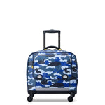 Delsey BTS 2023 4 Wheel Horizontal Schoolbag - 15.6" Camo Blue - 00338945222