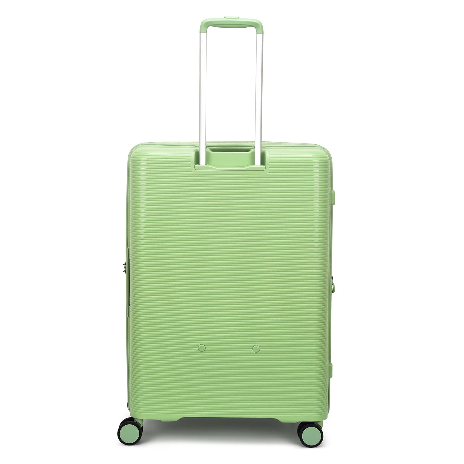 مجموعة أمتعة إيكولاك فورزا ٥٥+٦٥+٧٥ سم، حقيبة صلبة بأربع عجلات مزدوجة قابلة للتوسيع، مناسبة للمقصورة وتسجيل الوصول، لون أخضر مرجاني