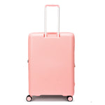 مجموعة أمتعة إيكولاك فورزا ٥٥+٦٥+٧٥ سم، حقيبة صلبة بأربع عجلات مزدوجة قابلة للتوسيع، لون وردي باشن