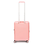 مجموعة أمتعة إيكولاك فورزا ٥٥+٦٥+٧٥ سم، حقيبة صلبة بأربع عجلات مزدوجة قابلة للتوسيع، لون وردي باشن